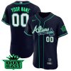 Atlanta Braves Outkast ATLiens Custom Name and Number Galaxy V1 Jersey - All Stitched