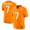 Joe Milton III Tennessee Volunteers College Football Stitched Game Jersey - Orange