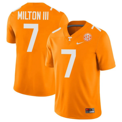 Joe Milton III Tennessee Volunteers College Football Stitched Game Jersey - Orange
