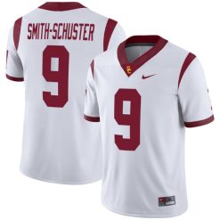 Alternative view of JuJu Smith-Schuster USC Trojans College Football White Game Jersey - All Stitched