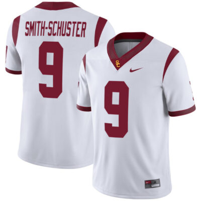 Alternative view of JuJu Smith-Schuster USC Trojans College Football White Game Jersey - All Stitched