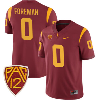 Korey Foreman USC Trojans College Football Cardinal Game Jersey - All Stitched