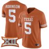 Bijan Robinson Texas Longhorns College Football Orange Game Jersey - All Stitched