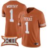 Xavier Worthy Texas Longhorns College Football Game Jersey - All Stitched