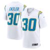 Austin Ekeler Los Angeles Chargers White Game Jersey - All Stitched