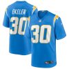Austin Ekeler Los Angeles Chargers Powder Blue Game Jersey - All Stitched