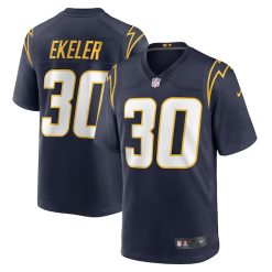 Austin Ekeler Los Angeles Chargers Navy Game Jersey - All Stitched