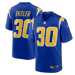 Austin Ekeler Los Angeles Chargers Royal Blue Game Jersey - All Stitched