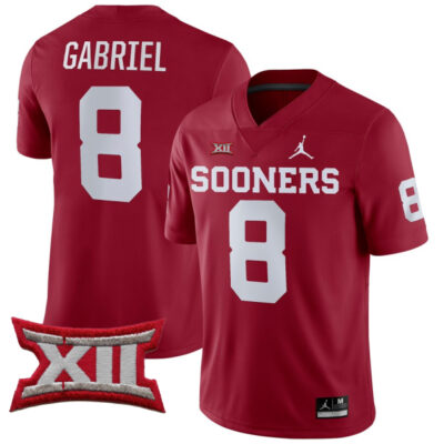 Dillon Gabriel Oklahoma Sooners College Football Game Jersey - All Stitched