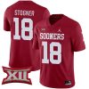 Austin Stogner Oklahoma Sooners College Football Game Jersey - All Stitched