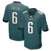 DeVonta Smith Philadelphia Eagles Midnight Green Game Jersey - All Stitched