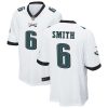 DeVonta Smith Philadelphia Eagles White Game Jersey - All Stitched