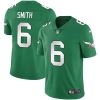 DeVonta Smith Philadelphia Eagles Kelly Green Throwback Jersey - All Stitched
