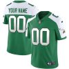Custom Philadelphia Eagles Alternate Kelly Green Throwback Jersey - All Stitched