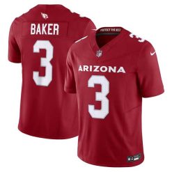 Alternative view of Budda Baker Arizona Cardinals Cardinal Game Jersey - All Stitched