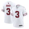 Budda Baker Arizona Cardinals 2023 White Game Jersey - All Stitched