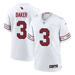 Budda Baker Arizona Cardinals 2023 White Game Jersey - All Stitched