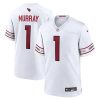 Kyler Murray Arizona Cardinals 2023 White Game Jersey - All Stitched