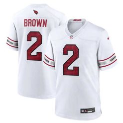 Marquise Brown Arizona Cardinals White Game Jersey - All Stitched