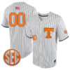 Tennessee Volunteers College Baseball Stitched Custom Number Jersey - Pinstripe