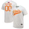 Custom Tennessee Volunteers Baseball White Jersey - All Stitched