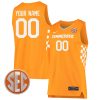 Tennessee Volunteers College Basketball Stitched Custom Game Jersey - Orange
