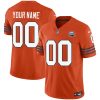 Custom Chicago Bears Throwback Jersey Orange - All Stitched