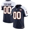 Custom Chicago Bears Throwback Jersey Alternate Navy - All Stitched