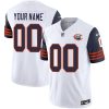 Custom Chicago Bears Throwback Jersey Alternate White - All Stitched