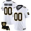 Custom New Orleans Saints 1987 Legacy White Vapor Limited Jersey - All Stitched
