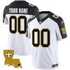 Custom New Orleans Saints 1987 Legacy Reverse Vapor Limited Jersey - All Stitched