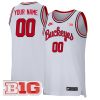 Ohio State Buckeyes College Basketball Retro Custom Jersey - White