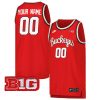 Ohio State Buckeyes College Basketball Retro Custom Jersey - Scarlet