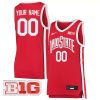 Ohio State Buckeyes College Basketball Custom Limited Game Jersey - Scarlet