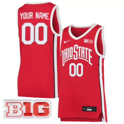 Ohio State Buckeyes College Basketball Custom Limited Game Jersey - Scarlet