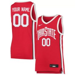Alternative view of Ohio State Buckeyes College Basketball Custom Limited Game Jersey - Scarlet