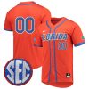Florida Gators College Baseball Game Custom Number Jersey - Orange