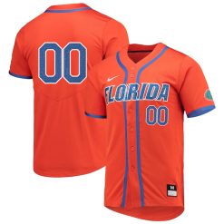 Alternative view of Florida Gators College Baseball Game Custom Number Jersey - Orange