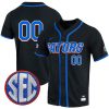 Florida Gators College Baseball Game Custom Number Jersey - Black
