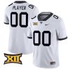 West Virginia Mountaineers Football Stitched Custom Jersey - White