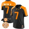 Joe Milton III Tennessee Volunteers “Checkerboard” College Football Stitched Jersey – Black Limited