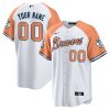 Atlanta Braves Peaches n Cream Alternate Custom Jersey - All Stitched