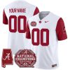 Alabama Crimson Tide F.U.S.E Version Stitched Custom Jersey - Crimson Sleeve