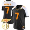 Joe Milton III Tennessee Volunteers Gold Version Stitched Jersey - Alternate Black Gold