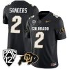 Shedeur Sanders Colorado Buffaloes Vapor Limited Stitched Jersey - Black