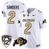 Shedeur Sanders Colorado Buffaloes Vapor Limited Stitched Jersey - White