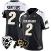 Shedeur Sanders Colorado Buffaloes Vapor Limited Stitched Jersey - Alternate Black