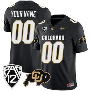 Colorado Buffaloes College Football Vapor Limited Stitched Custom Jersey - Black