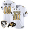 Colorado Buffaloes College Football Vapor Limited Stitched Custom Jersey - White
