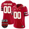 Ohio State Buckeyes Football Gold Version Stitched Custom Jersey - Scarlet